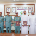 شرطة عجمان توقّع اتفاقية تعاون مع هيئة دعم الخدمات الأمنية
